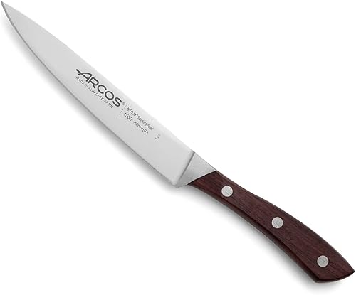 Vista 28 de ARCOS Cuchillo Vegetal 5 Pulgadas Nitrum Inoxidable y Hoja de 4.921 in. Cuchillo Profesional para Pelar Frutas y Verduras. Mango ergonómico POM