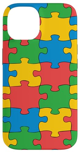 Autism Awareness Puzzle Pieces Pattern �X�}�z�P�[�X iPhone 14 �p