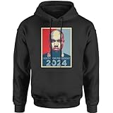 Expression Tees Hoodie Yeezus For President Adult Medium Black