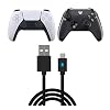Fast Charging Cable for Xbox Series X/S Controller, USB Type C Charger Cord Campatible with PS5 Dual Sense Controllers, Nintendo Switch and Switch Lite.