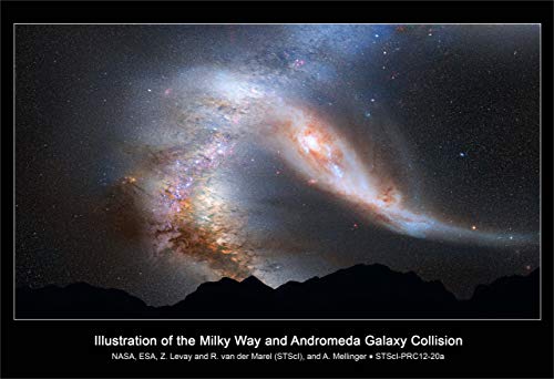 New Horizon Aviation, LLC Milky Way Andromeda Galaxy Collision Hi Gloss...