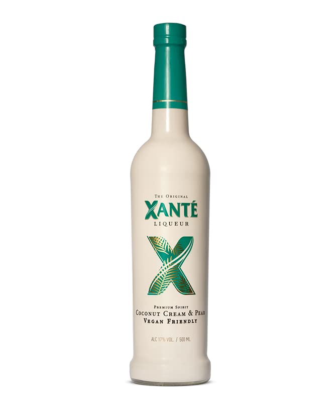 Xanté Coconut Cream & Pear Kokosnuss-Sahne-Likör 0.5L (17% Vol.) | Sahnelikör mit karibischen Vibes und ein seidiger Geschmack von Kokosnuss. | Vegan und laktosefrei, hergestellt in Schweden.