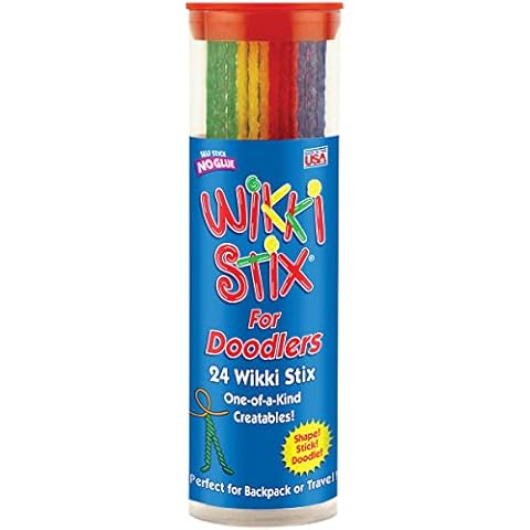 Wikki Stix (6-Pack) for Doodlers Kit 24 Pack WIK101 Cover