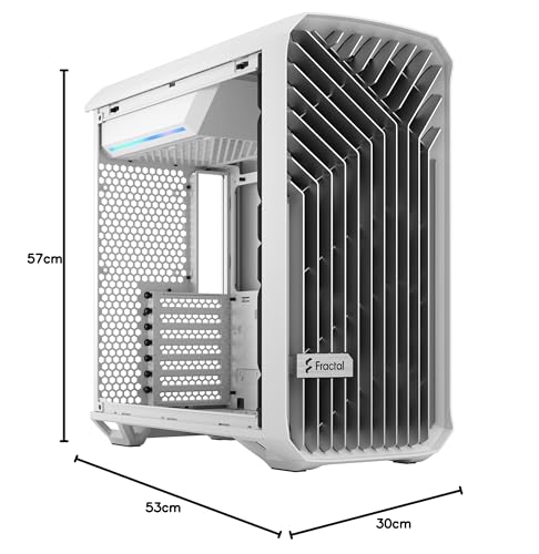 Torrent Compact White Computer Case TG Tempered Glass Clear - Case PC - Immagine 16