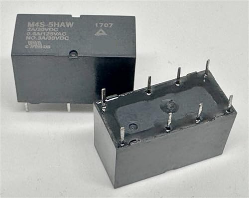 Relais M4S-5HAW 5V à 8 broches modèle 4078 pour circuit imprimé