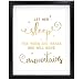 Susie Arts 8X10 Unframed Let Her Sleep for When She Wakes She Will Move Mountains Real Gold Foil Print Poster Nursery Decor Inspirational Wall Art V168