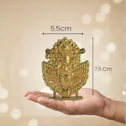 Image of VAMA Sanwariya Seth Murti Siddh in Ujjain - Grace & Prosperity Idol | Lord Krishna Idol | Shrinathji Murti | Decorative Pooja Item for Home, Mandir & Gifting | Shrinathji Idol (7.5 x 5.5 cm)