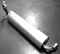 VEGAZ RS-611 Endschalldämpfer Kompatibel mit RENAULT Twingo III Schrägheck BCM 4534900100 4534902500 4534903600