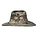 Mossy Oak Terra Gila Camo Safari Hat for Men – Breathable Mesh Crown Outback Sun Hat with Wide Brim and Adjustable Chin Cord, Outdoor Hunting & Fishing Hat