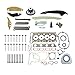 Flynsu Timing Chain Kit & Engine Valves Gasket Kit Replacement for 2009-2015 Audi A4 Q5 VW Jetta Passat Ti-guan 2.0 TSI CCTA CAEB Part# 06K109158AD 06H109469T