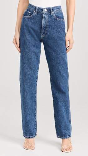 DL1961 Women's Demie Straight High Rise Jeans2