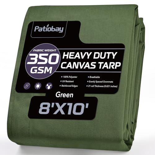 Patiobay 8x10 Canvas Tarp