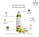 LB RAY Cooking Spray Olive Oil - Low-Calorie, 100% Oil Spray, No Gases, Emulsifiers, and Water (200 ml, Pack of 1) gallery image