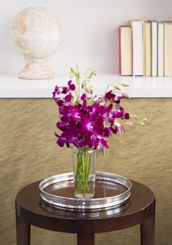 Image of KaBloom-10 Purple orchid Bouquet,Flowers for Valentine, Mother's Day