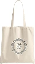 IVILLAGE Customizable, Durable and Reusable Tote Bags 100% Cotton Shopping Bag - Multipurpose Designer Bag Compact, Lightweight & Eco-Friendly Sturdy Bag - 7 kg Capacity