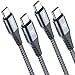 USB C to USB C Charger Cable 100W [2M 2 Pieces] iPhone 17 Charger Cord for iPhone 17 16 15 Pro Max Plus Air, MacBook, Pro Air 4 5 Mini 6,Samsun g Galaxy S25 S24 S23 S22 S21,A55 A54 A15,Pixel Moto immagine
