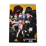 [SDCADQ]ダンダダン 周辺 カレンダー 壁掛け 2026年 装飾 予定表 スケジュール オフィス用品 高倉健 綾瀬桃 文房具 卒業 記念品 新年 お正月 学生 ギフト クリスマス お正月の贈り物 友達へのプレゼント 非公式