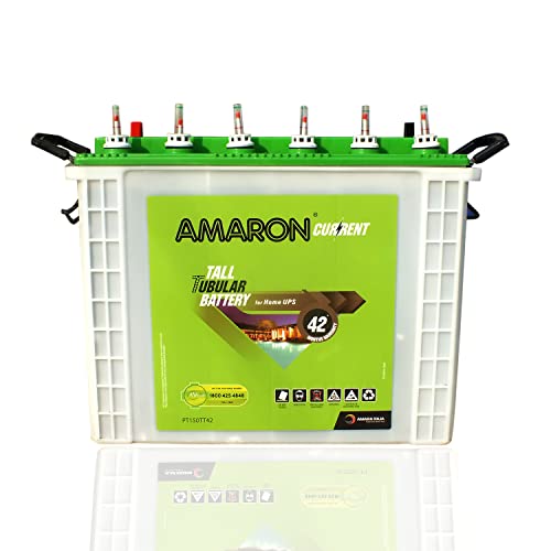 Image of Amaron 150TT42 150Ah Tall Tubular Battery with 42*Month Warranty for Home Shop and Office