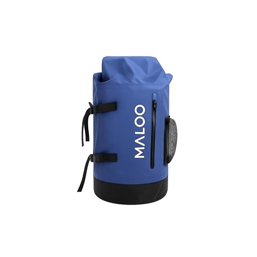 Malo'o 45L Waterproof Dry Bag Backpack – Heavy Duty Roll Top Fishing & Beach Backpack, IPX6 Water Resistant Gear Bag for