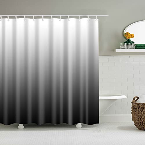 TIKABC Shower Curtain Liner Grey Lightweight Shower Curtain Liners Plastic Shower Curtains 72x72 inch PEVA Shower Liner with 12 Grommet Holes 3 Magnetic Weights