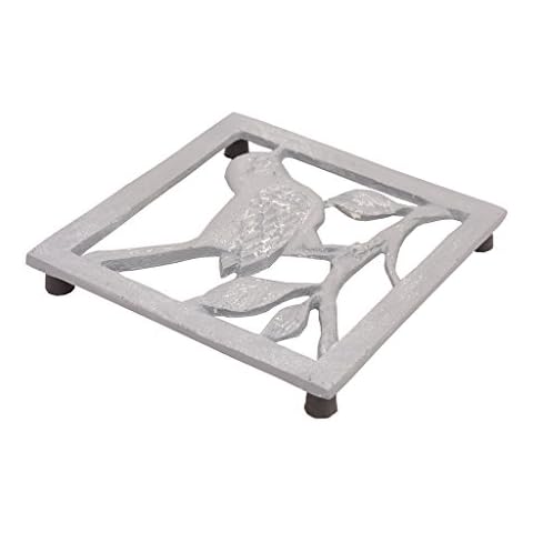 Cast Iron Bird Trivet Heat Resistant Mat Cover