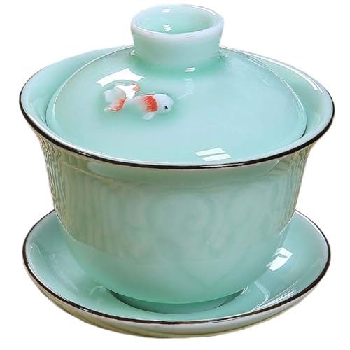 AUSUAYA Gaiwan Tee-Set, GAI Wan Teetasse für chinesische Gong Fu...