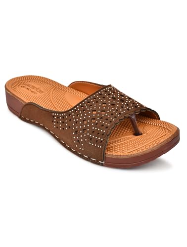 Image of HEALTH FIT Extra Super Soft Ortho Care Diabetic & Orthopedic Slippers /Doctor Chappal & Ultra-Lightweight Stylish Footwear for Women's 677