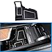 Produktbild Auto Central Console Aufbewahrungsbox Kompatibel mit XC60 2018 / XC90 2016-2017 Mit CD-Spieler Autozubehör Innenfront Handschuhfach Mittelkonsole Armlehne Organizer Tray Halter Automatik