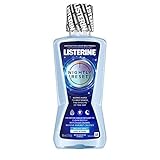 Listerine Nightly Reset Alcohol-Free Anticavity Nighttime Mouthwash, Deep Clean that Fights Bad Breath and Restores Enamel, Twilight Mint Flavor, 400mL