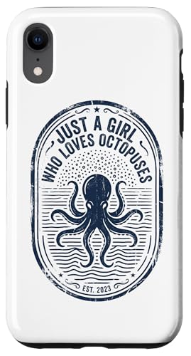 Just A Girl Who Loves Octopuses���B���e�[�W�o�b�W �X�}�z�P�[�X iPhone XR �p