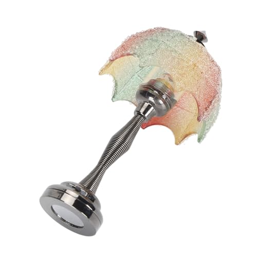Base de metal para mini lámpara de pie de casa de muñecas con luz LED 7