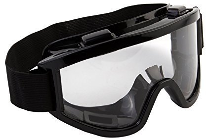 Unique Empire Goggles with Adjustable Strap and Black Sun-Glass for Adult Motorbike Motocross ATV/Dirt Bike, Cycling Racing,Black