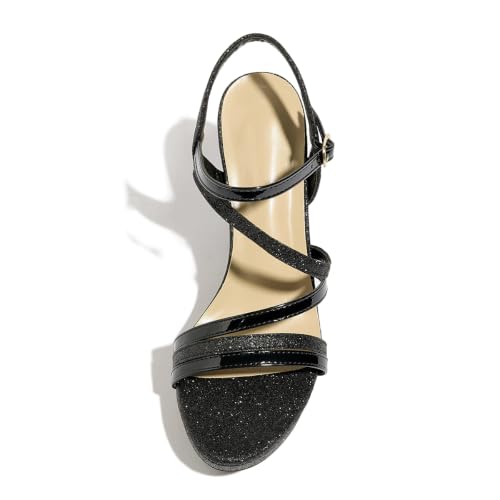 Image of Block Heeled Platform Sandals | Chunky Open Toe Shoes for Women