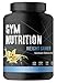 Produktbild GYM-NUTRITION®  WEIGHT-GAINER  vegan, ideal für Body-Builder & Hard-Gainer, die Gewicht aufbauen wollen  Mass & Muscle Powder  Made in Germany (DELICIOUS VANILLA 1KG)