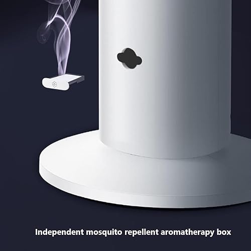 Miniatura 8 de ZUMAHA Ventilador de torre oscilante silencioso de 60, ventilador de enfriamiento de 3 ajustes de velocidad para el hogar y la oficina, ventilador