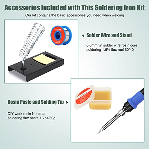 Q-Ming Soldering Iron Kit, 80W 110V Lcd Digital Welding thumb #4