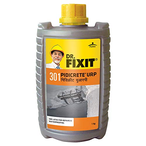 Image of Dr. Fixit 112 Pidifin 2K 2-Parts Flexible Acrylic Cementitous Waterproofing for Bathroom, Roofs, Bas, Pack of 2