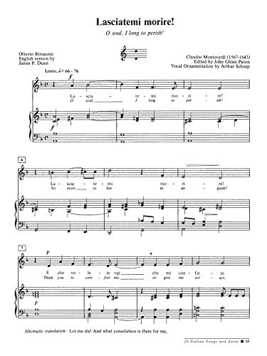 26 Italian Songs and Arias: Medium Low Voice, Book & CD - Image 5