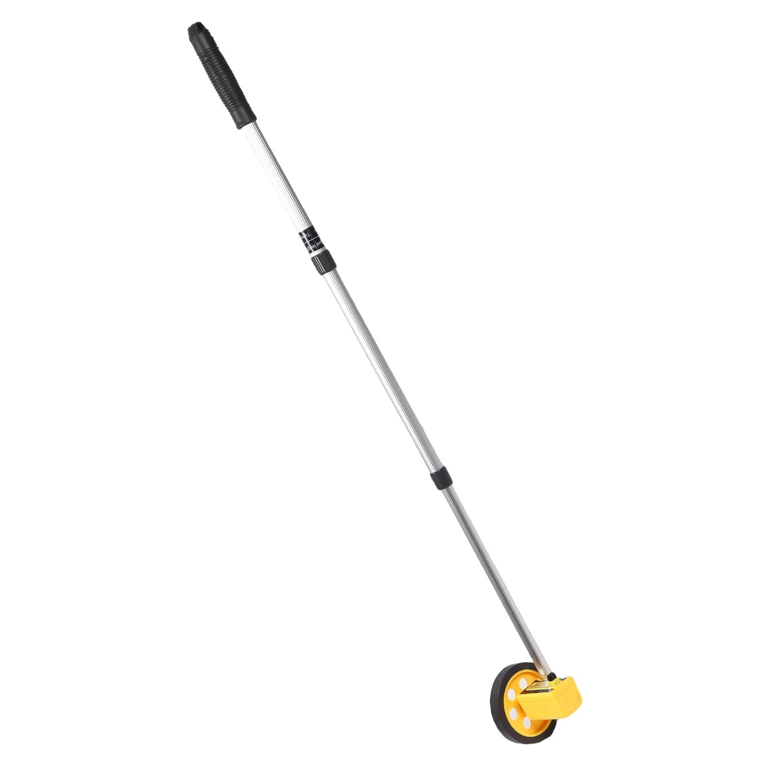 Cosiki Ausziehbares 3-teiliges Messrad, Teleskop-Entfernungsmesser, Vermessungswerkzeug mit Digitaler Anzeige und Einer Reichweite von 45–102 Cm und 0–9999,9 M, Ideal für Bau, Landschaftsbau, Innen-