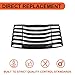 ECOTRIC Rear Window Louver Compatible with 2016-2023 Chevy Camaro Rear Windshield Cover Vents Sun Shade (Matte Black)