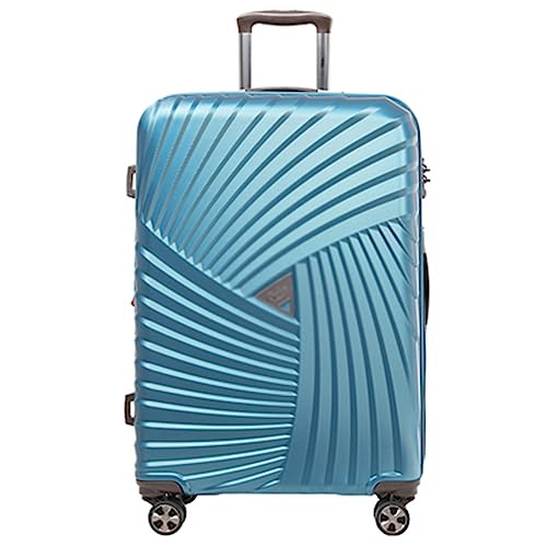 Expandable Spinner Wheel Luggage,Suitcase Luggage with Spinner Wheels,Aluminum Alloy Thickened and Smooth Pull Rod, Lock,Red-20 in (Light Blue 29 in)