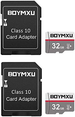 TF Memory Card 32GB,BOYMXU TF Card with Adapter,High Speed Memory Card Class 10 Memory Card for Phone Camera Computer-2 Pack