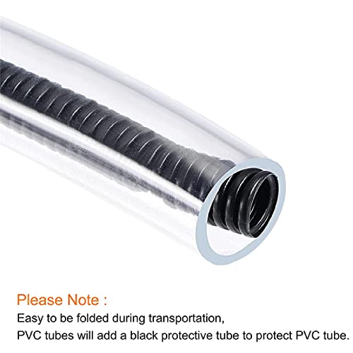Flexibler PVC-Schlauch 25 Mm Innendurchmesser, 28 Mm Außen-Ø, 1 M – Farblos, Für Wasser, Luft & Öl, Glatt Und Leicht Zu Reinigen
