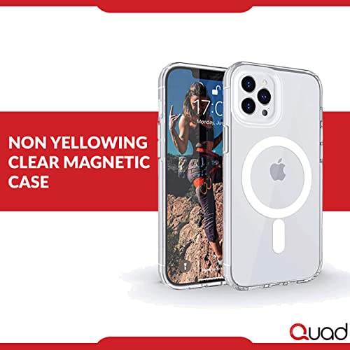 Funda transparente compatible con Mag-Safe e iPhone 13 Pro Max con diseño Ultra Híbrido 2