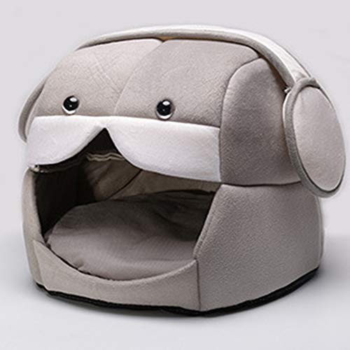 Cage chien et chat avec coussin respirant nid robot créatif S