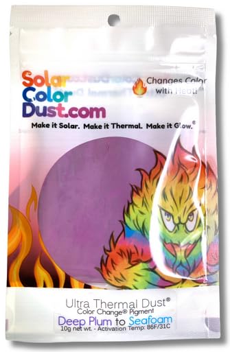 SolarColorDust® - White to Orange-Red - Sunlight Sensitive Color Change® Pigment
