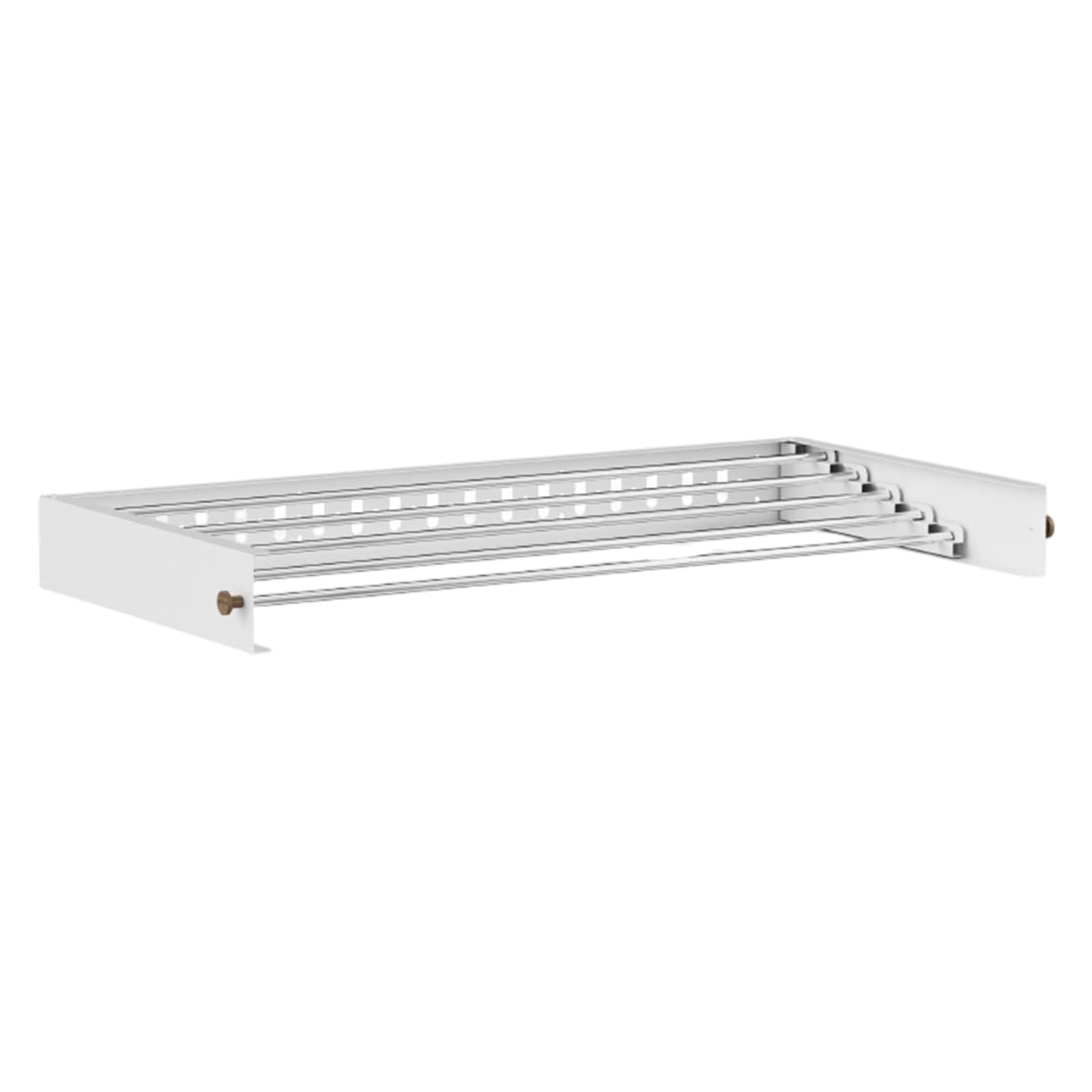 Kaeltsyn Multipurpose Stainless Steel Extendable Clothes Rack for Towels and Bed Sheets Simple Clothes Hanger