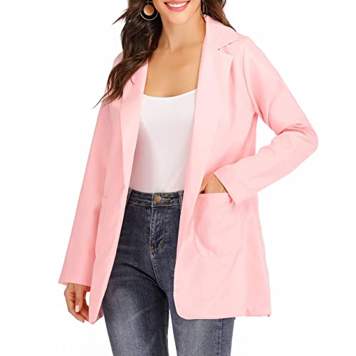 KeYIlowys Casual Traje Solapa Slim Cardigan Temperamento Traje Chaqueta Mujer Primavera Y OtoñO