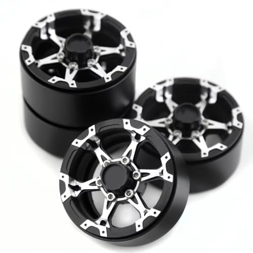 RC�z�C�[���n�u For Axial For Redcat For SCX10 UTB10 For TRX4 For TRX6 Gen7 Gen8 VS4-10 1/10 4�� 1.9 �r�[�h���b�N�z�C�[�� �A���~��26mm RC�N���[���[�J�[�A�b�v�O���[
