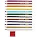 Prang Triangular Colored Pencils With Sharpener, Assorted Colors, 5.5 mm Core, 12 Count